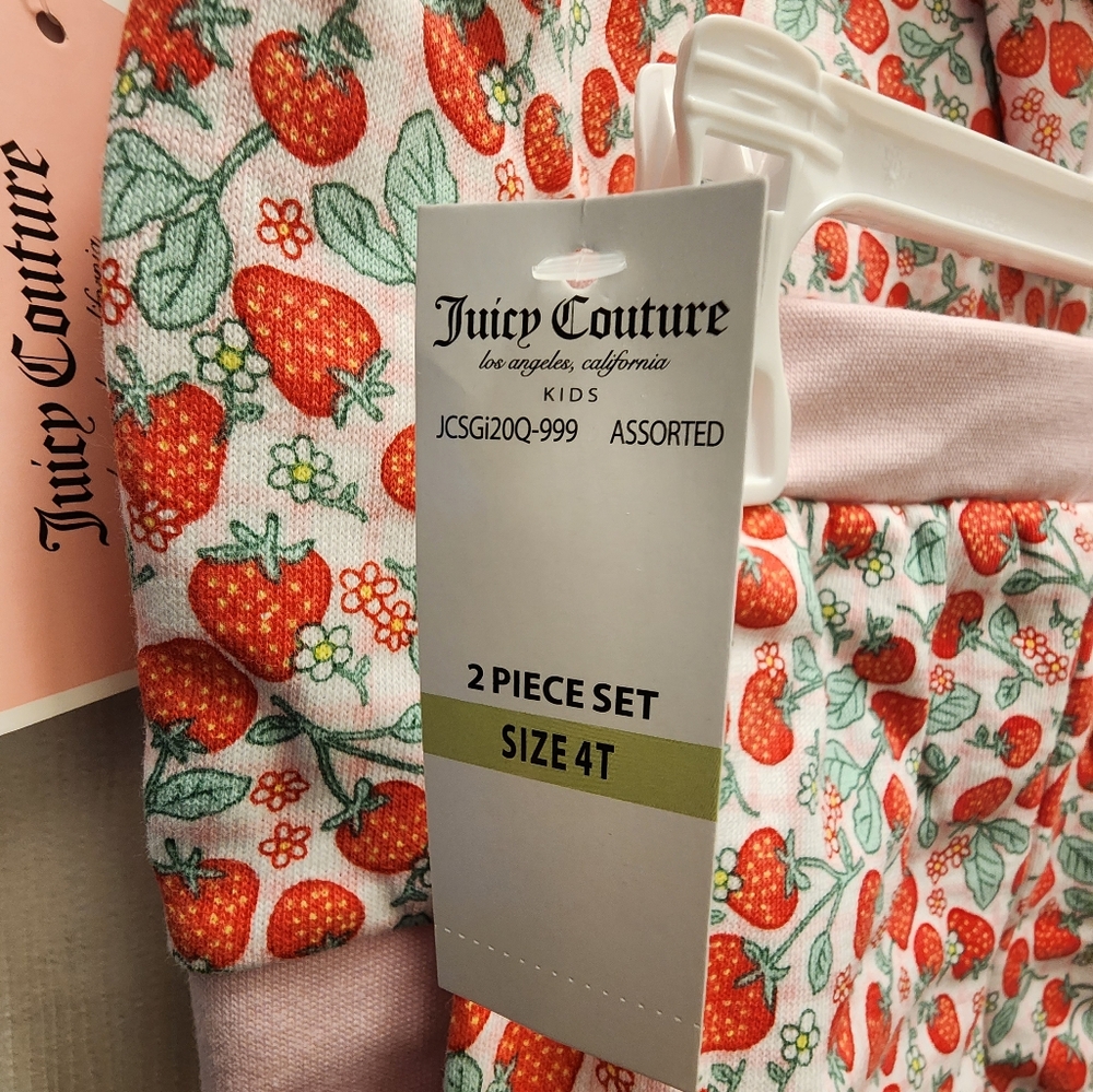 2 pieces of juicy couture pants an top